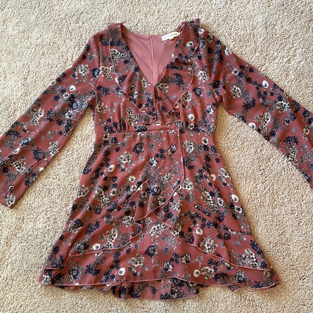 Faux Wrap Dress